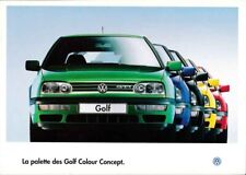 Usado, Catalogue Brochure VW Golf GTI / VR6 Colour Concept 04/1995 Suisse en français comprar usado  Enviando para Brazil