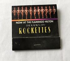 Flamingo Hilton Las Vegas Radio City Rockettes Vintage Matchbook Publicidade comprar usado  Enviando para Brazil