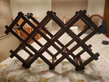mahogany rack wine for sale  High Point
