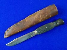 Antiguo cuchillo de caza antiguo de Filadelfia años 1920-30 antes de la Segunda Guerra Mundial Herder con funda segunda mano  Embacar hacia Argentina