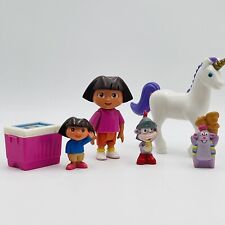 Usado, Lote de 6 bonecos e brinquedos Dora The Explorer botas Tico Dora PVC comprar usado  Enviando para Brazil