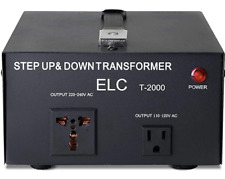 Transformador conversor de tensão T Series 2000+ Watt - Step Up/Down - 110v a 220v comprar usado  Enviando para Brazil