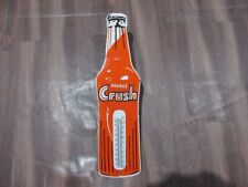 Porcelain Orange Crush Enamel Metal Sign Size 24" x 6.5" Inches, used for sale  Shipping to South Africa