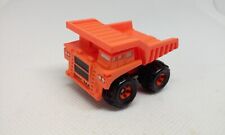 Camión de volteo gigante Micro Machines construcción naranja maquinaria pesada Galoob 1989 segunda mano  Embacar hacia Argentina