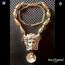 fashion necklace primitive jewelry minimal design primitive pendant medusa shell, käytetty myynnissä  Leverans till Finland