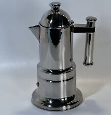 Vev Vigano Kontessa Stovetop Espresso Maker Stainless Steel Italy for sale  Shipping to South Africa