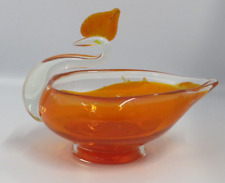 Vintage orange glass for sale  MATLOCK