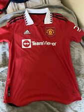 Camiseta deportiva auténtica de Adidas Manchester United para el hogar 22/23 segunda mano  Embacar hacia Argentina