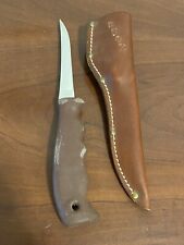 Vintage Buck 125 Filet Knife Original Sheath 4.5" Fixed Blade  for sale  Linton