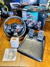 Usado, Volante LOGITECH Driving Force GT Gran Turismo Feedback PS2 PS3 PC en caja segunda mano  Embacar hacia Argentina