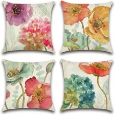Conjunto de 4 capas de travesseiro impermeáveis flores de lótus hortênsia, usado comprar usado  Enviando para Brazil