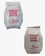 CEMENTO RAPIDO PRONTO 1-5 KG MALTA A PRESA RAPIDA INTERNO ESTERNO BIANCO GRIGIO segunda mano  Embacar hacia Argentina