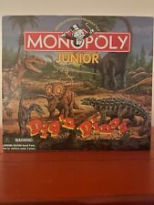 Juego de mesa Monopoly Junior Dig N Dinos 1998 Hasbro Parker Brothers COMPLETO segunda mano  Embacar hacia Mexico