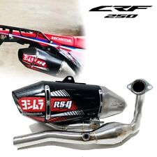 FULL SYSTEM EXHAUST MUFFLER CARBON TIP PIPE FIT HONDA CRF250 L M RALLY 2012-2024 for sale  Shipping to South Africa