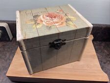 Wooden box decoration for sale  SUTTON-IN-ASHFIELD