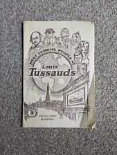 Louis tussauds souvenir for sale  WORTHING