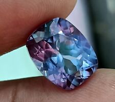 NATURAL Loose Montana Bi-Color Change Sapphire Cushion Cut  GEMSTONE 6.95 Ct, used for sale  Shipping to South Africa