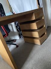 Desk drawers wood for sale  LONDON