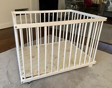 Wooden white playpen for sale  READING