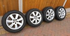 VOLKSWAGEN POLO / SKODA FABIA / SEAT 15 INCH ALLOY WHEELS AND TYRES , used for sale  BRIDGNORTH