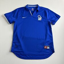 Camisa de fútbol americano en casa vintage Nike Italia 1997/98 Nike original para hombre talla XL azul segunda mano  Embacar hacia Argentina