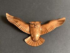 Vintage copper owl for sale  Shipping to Ireland