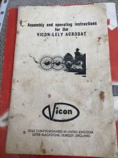 Early vintage vicon for sale  HITCHIN
