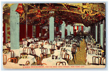 1914 Tokio Restaurante Japonês Interior Sala de Jantar New York City Nova York Cartão Postal comprar usado  Enviando para Brazil