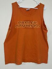 Regata Harley Davidson laranja tamanho XL cimento City MI. Feito nos EUA, usado comprar usado  Enviando para Brazil