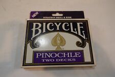 Bicycle pinochle two for sale  Augusta