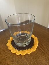 Crochet sunflower coaster for sale  BURTON-ON-TRENT