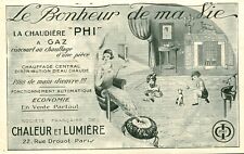 Publicité ancienne chaudière d'occasion  France