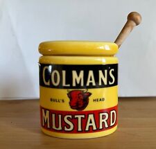 Colman mustard pot for sale  CHIPPENHAM
