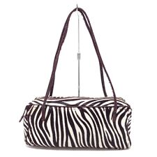 Auth GABS - Dark Brown White Brown Unborn Calf Leather Handbag for sale  Shipping to South Africa