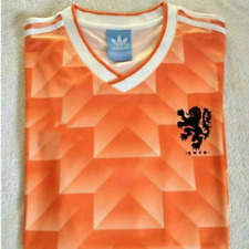 Maglia Maglietta Retrò Calcio Holland Olanda 1988 Netherlands Home Away Shirt QW usato  Italia