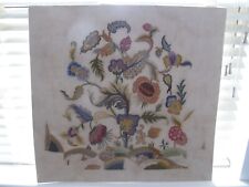 Jacobean style crewelwork for sale  WOODSTOCK