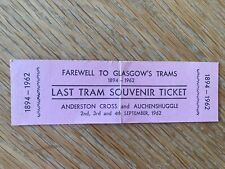 Glasgow trams last for sale  WATCHET