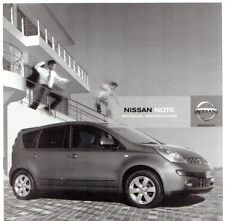 Nissan note specification for sale  UK