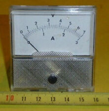 Einbau Anzeige Instrument V + Amp Meter 0 - 7 V / 0 - 3 Amp. f. Philips PE 1542 comprar usado  Enviando para Brazil