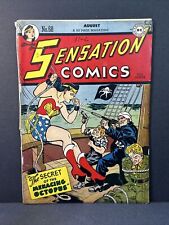 Sensation Comics #68 GD 2.0 1947 1º aplicativo. Caçadora DC Mulher Maravilha original comprar usado  Enviando para Brazil