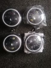 Round projector headlights for sale  LARKHALL