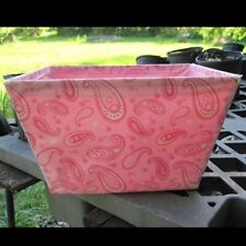 covered fabric baskets for sale  Pearland