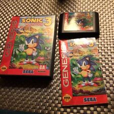 Sonic 3 Sega mega drive. Genesis Boxed Pal.Boîte+ jeu + Notice.  Cib. comprar usado  Enviando para Brazil