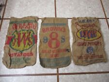 Vintage burlap bags for sale  Chicago