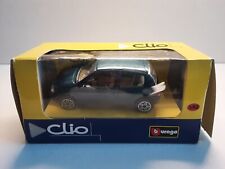 Miniature  1/43, Burago, Renault Clio 2 bleue (cf descriptif) d'occasion  Pignan