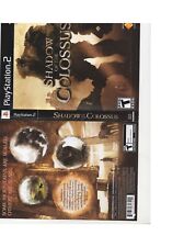 Shadow of the Colossus PS2 SOMENTE ARTE Autêntica Original comprar usado  Enviando para Brazil