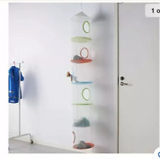 Ikea Mesh Hanging Childrens Storage Organizer 6 Tier Tower Castle Blue, d'occasion  Expédié en France