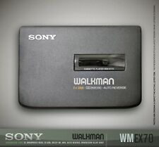 Sony Walkman WM-EX70 vintage de alta gama. Reproductor de casetes portátil. Cuerpo de metal. segunda mano  Embacar hacia Argentina