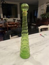 Green decanter glass for sale  Marietta