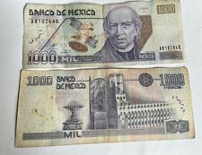 2002  BANK NOTE $1000 PESOS  BANCO DE MEXICO MIGUEL HIDALGO USED  for sale  Miami